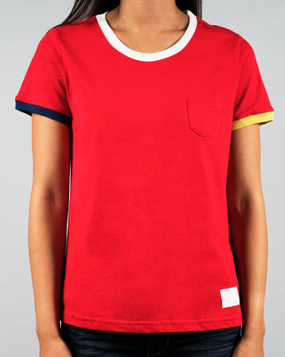 Red Sports Tee