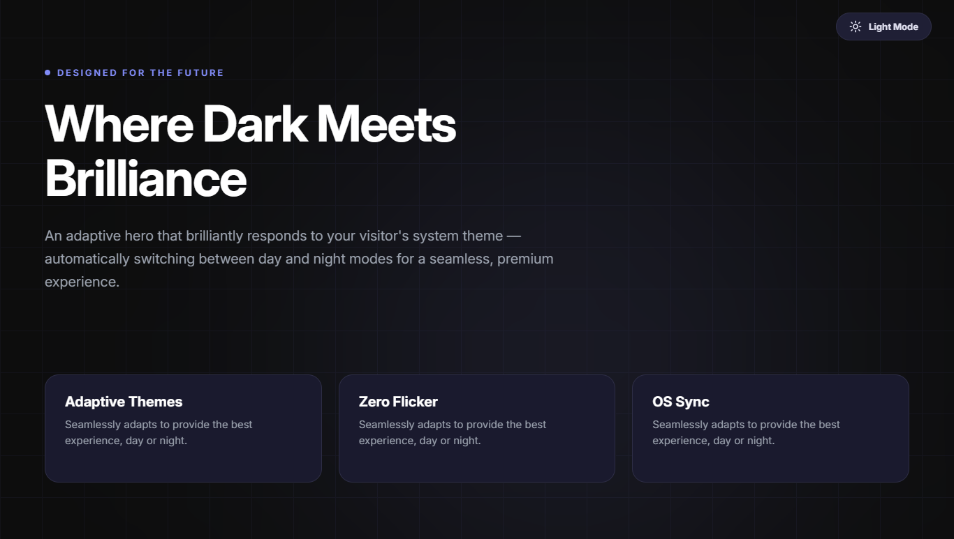 How to Add a Dark Mode Hero in Shopify ?