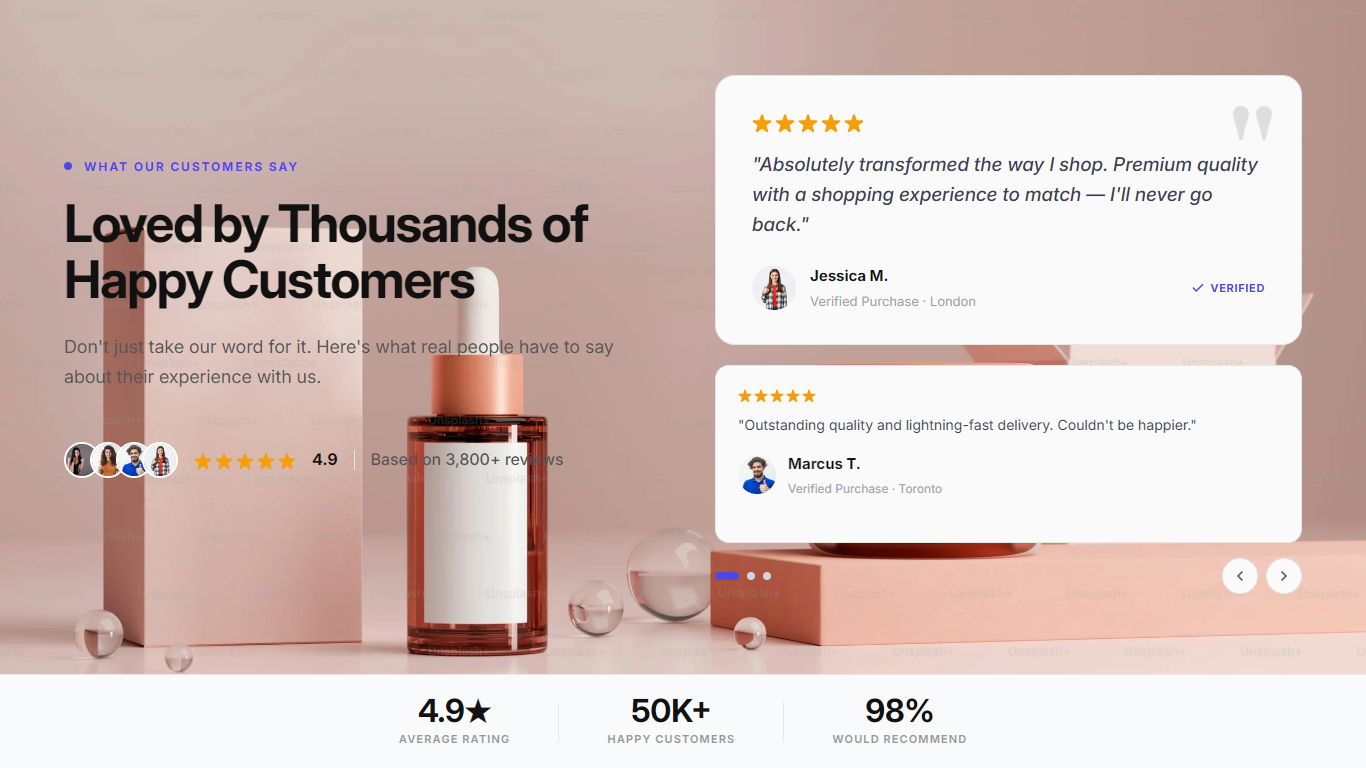 How to Add a Hero with Reviews in Shopify ?
