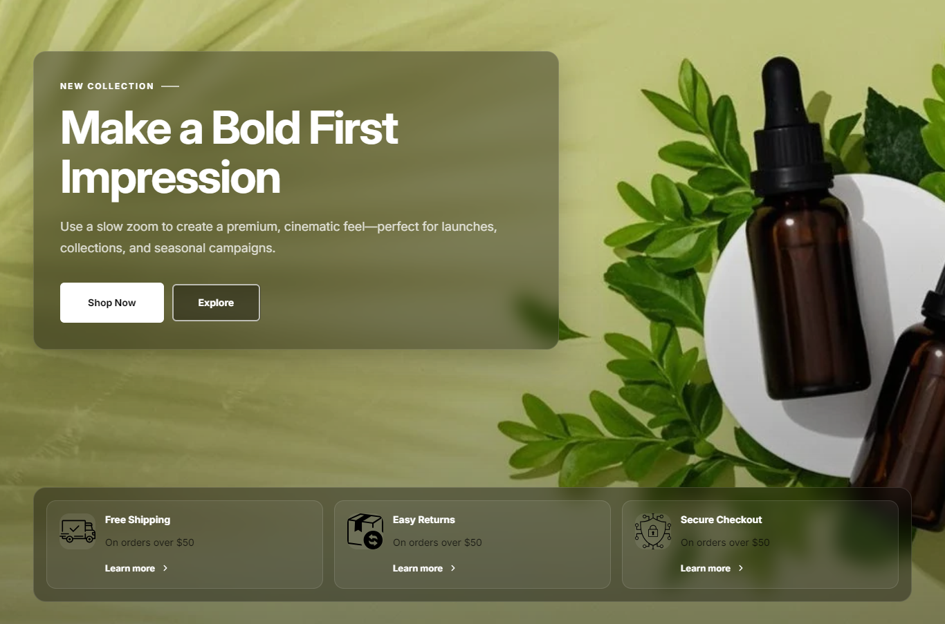 How to Add a Zoom Effect Hero in Shopify ?