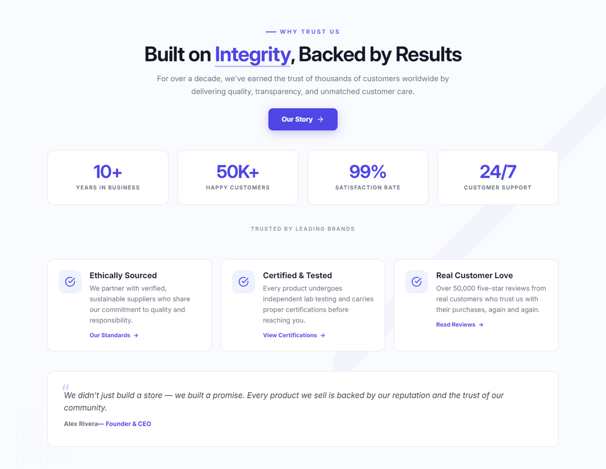 How to Add a Brand Trust Banner in Shopify?