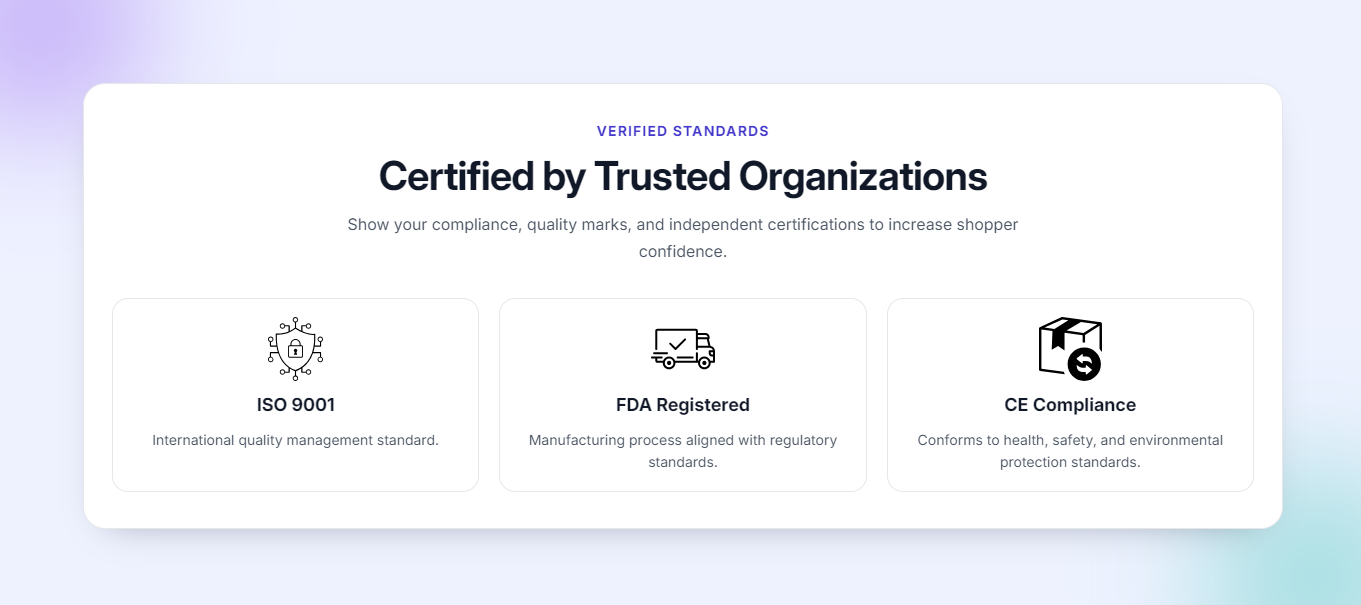 How to Add Certified Logos in Shopify?