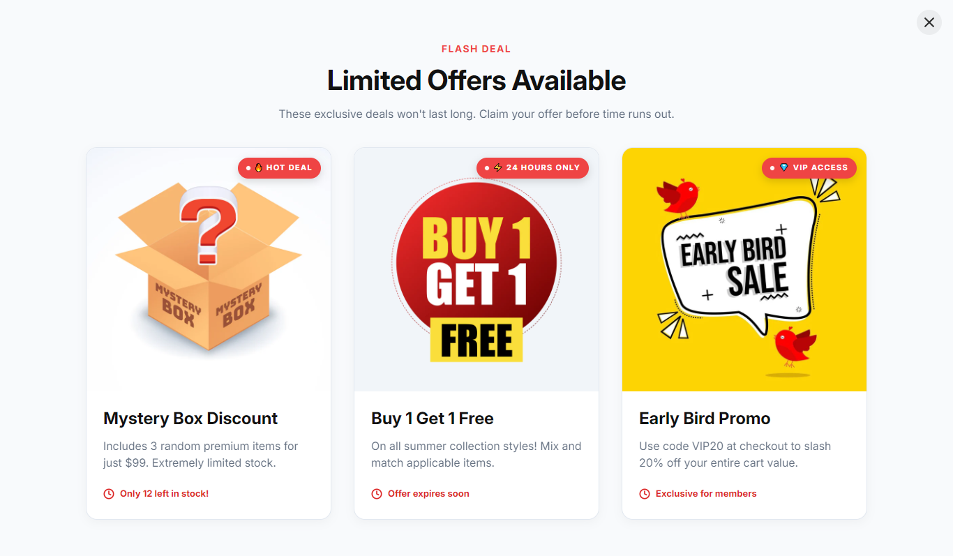 How to Add a Limited Offer Alert in Shopify ?