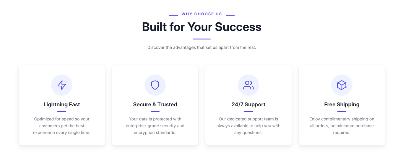 How to Add Multi Column Benefits in Shopify?
