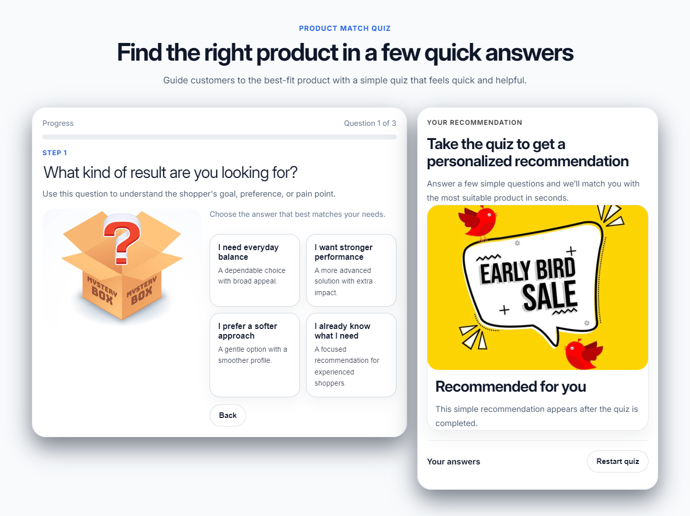 How to Add a Product Quiz in Shopify?