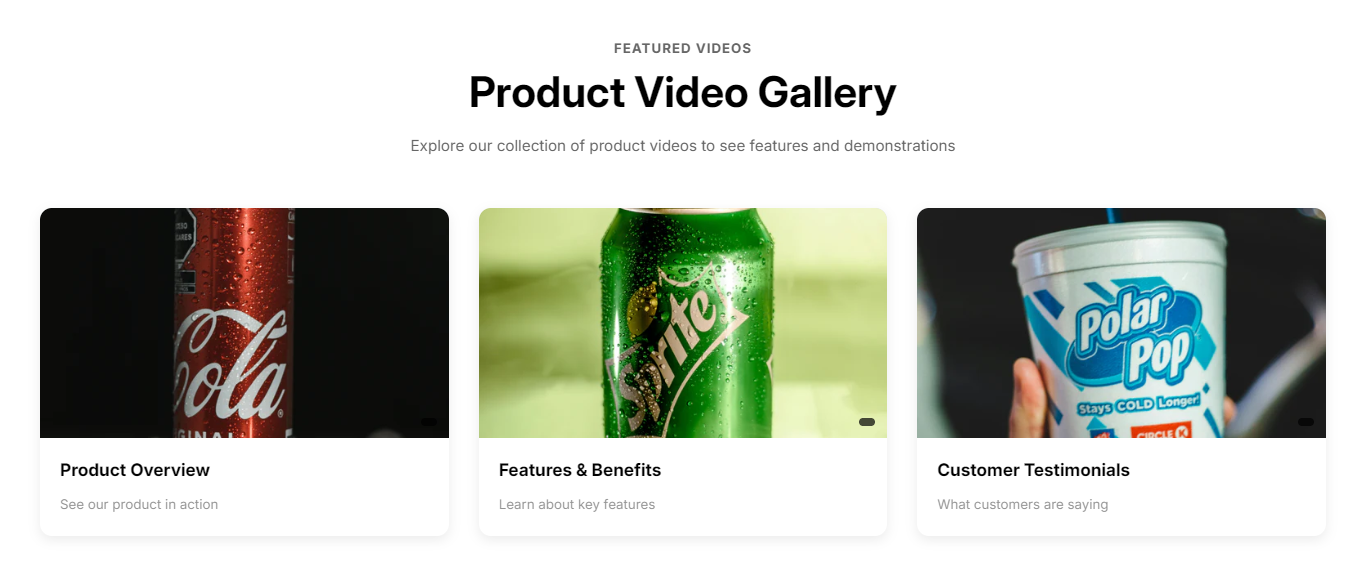 How to Add a Product Video Gallery in Shopify?