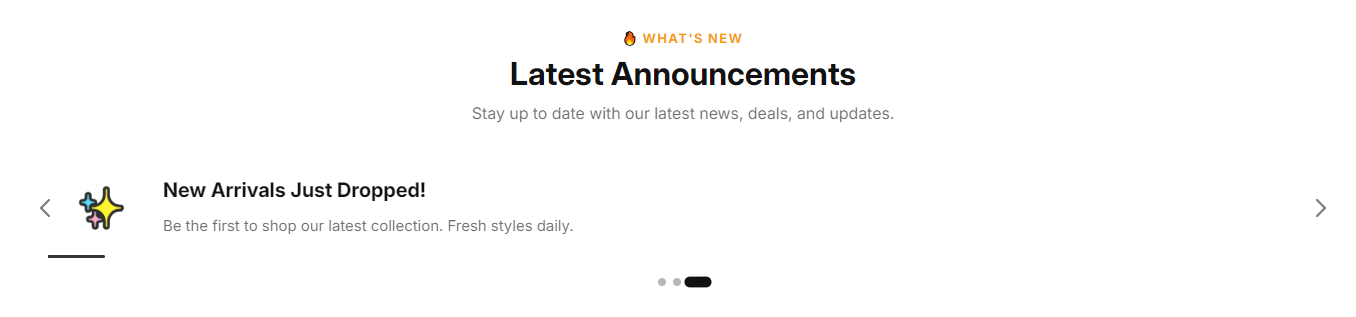 How to Add a Rotating Announcement Slider in Shopify ?