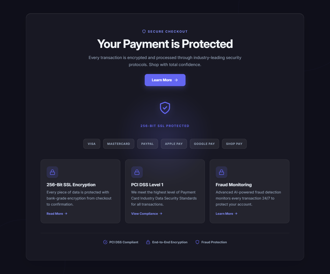 How to Add a Secure Payment Section in Shopify?