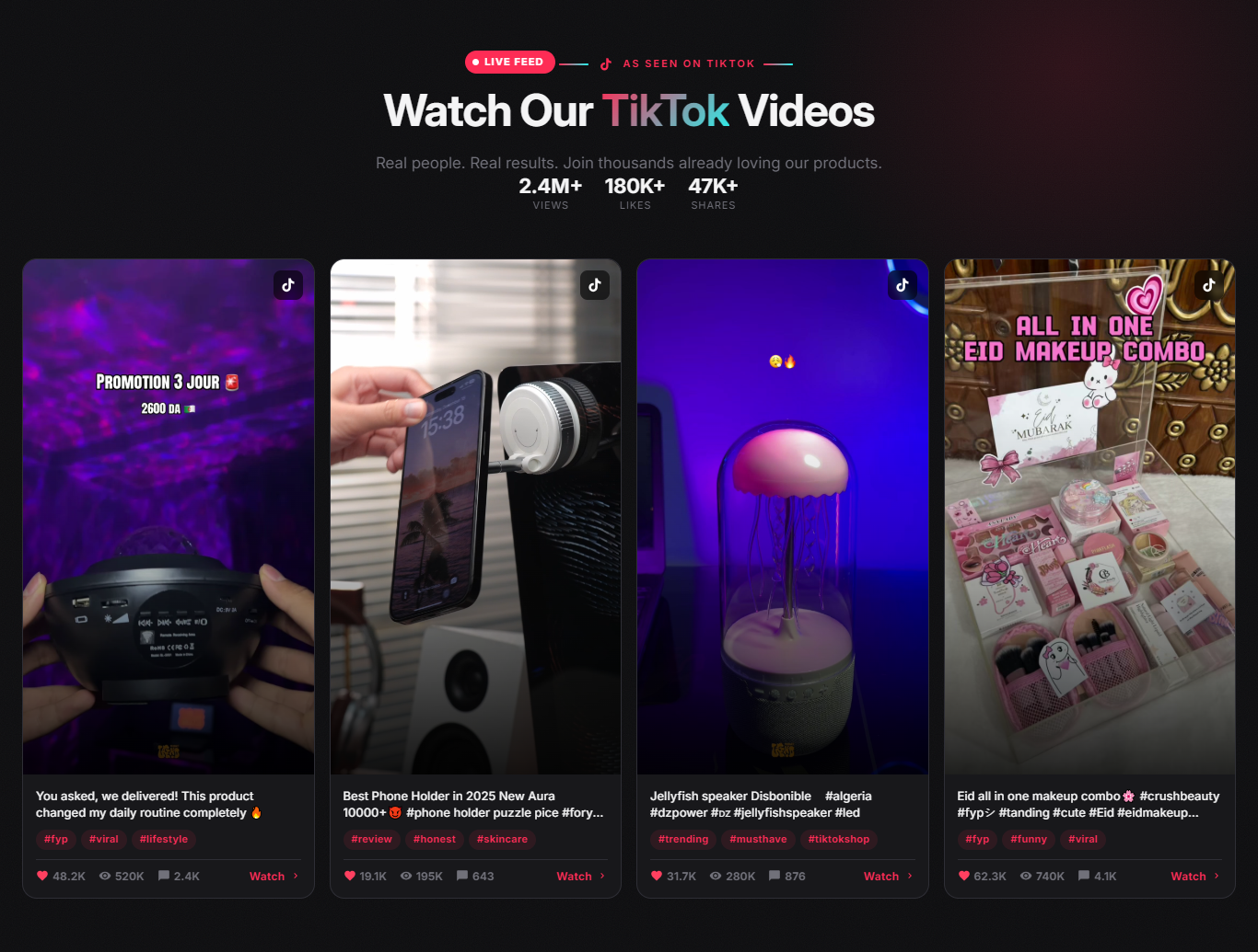 How to Add a TikTok Video Feed Section in Shopify?